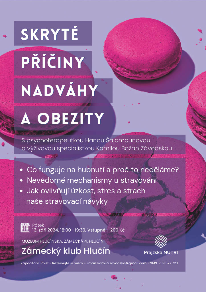 Přednáška SKRYTÉ PŘÍČINY NADVÁHY A OBEZITY