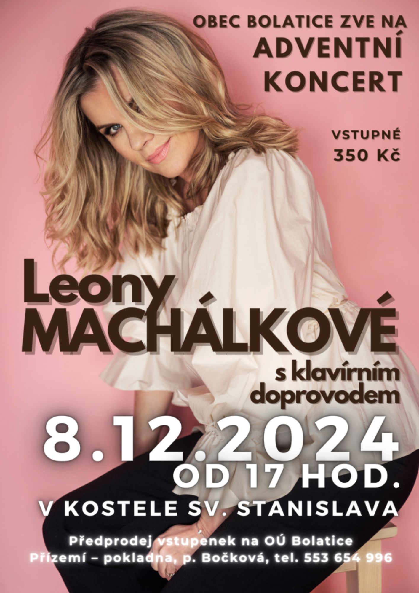 Adventní koncert Leony Machálkové