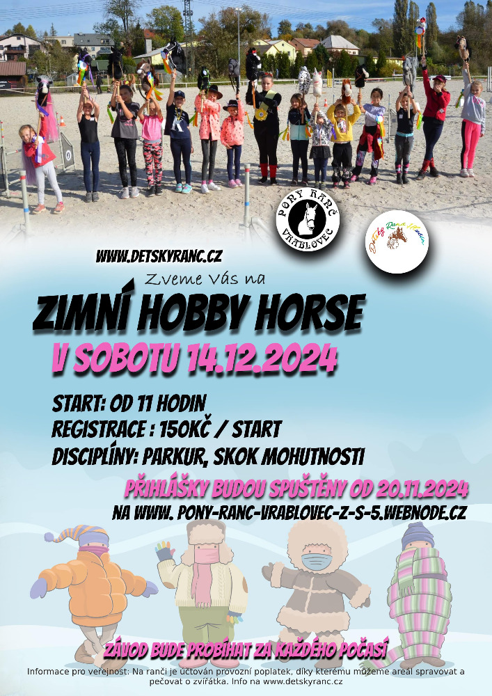 ZIMNÍ HOBBY HORSE