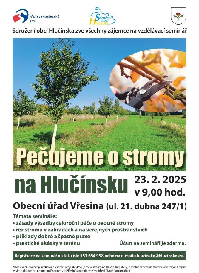 Pečujeme o stromy na Hlučínsku