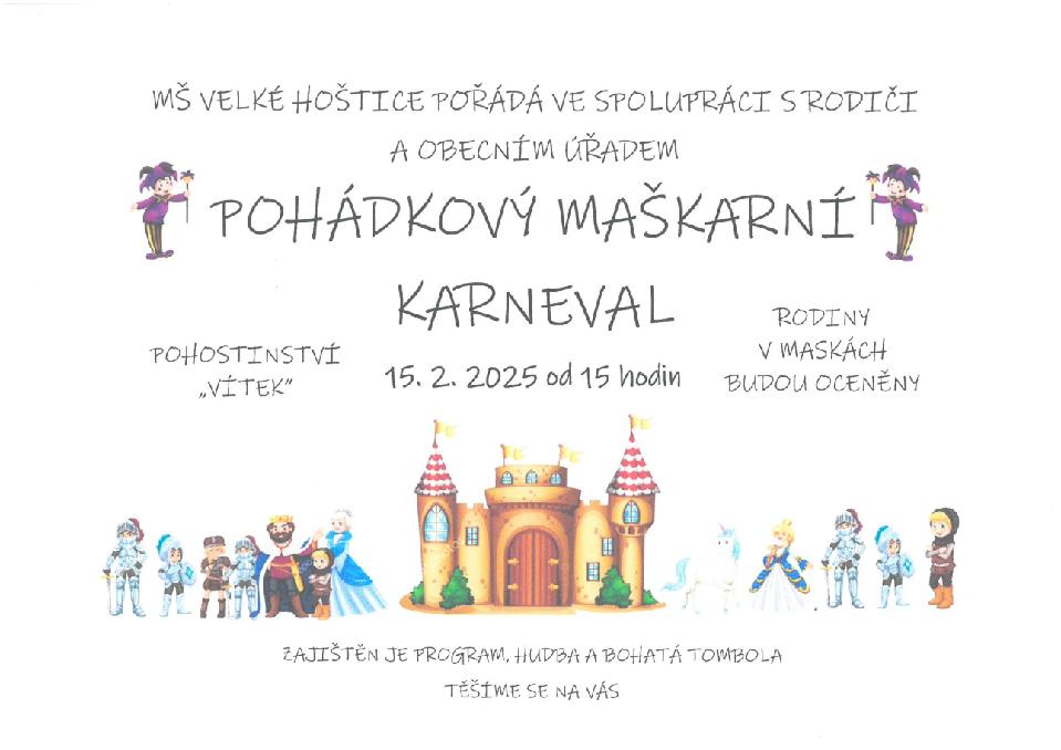 Pohádkový maškarní karneval