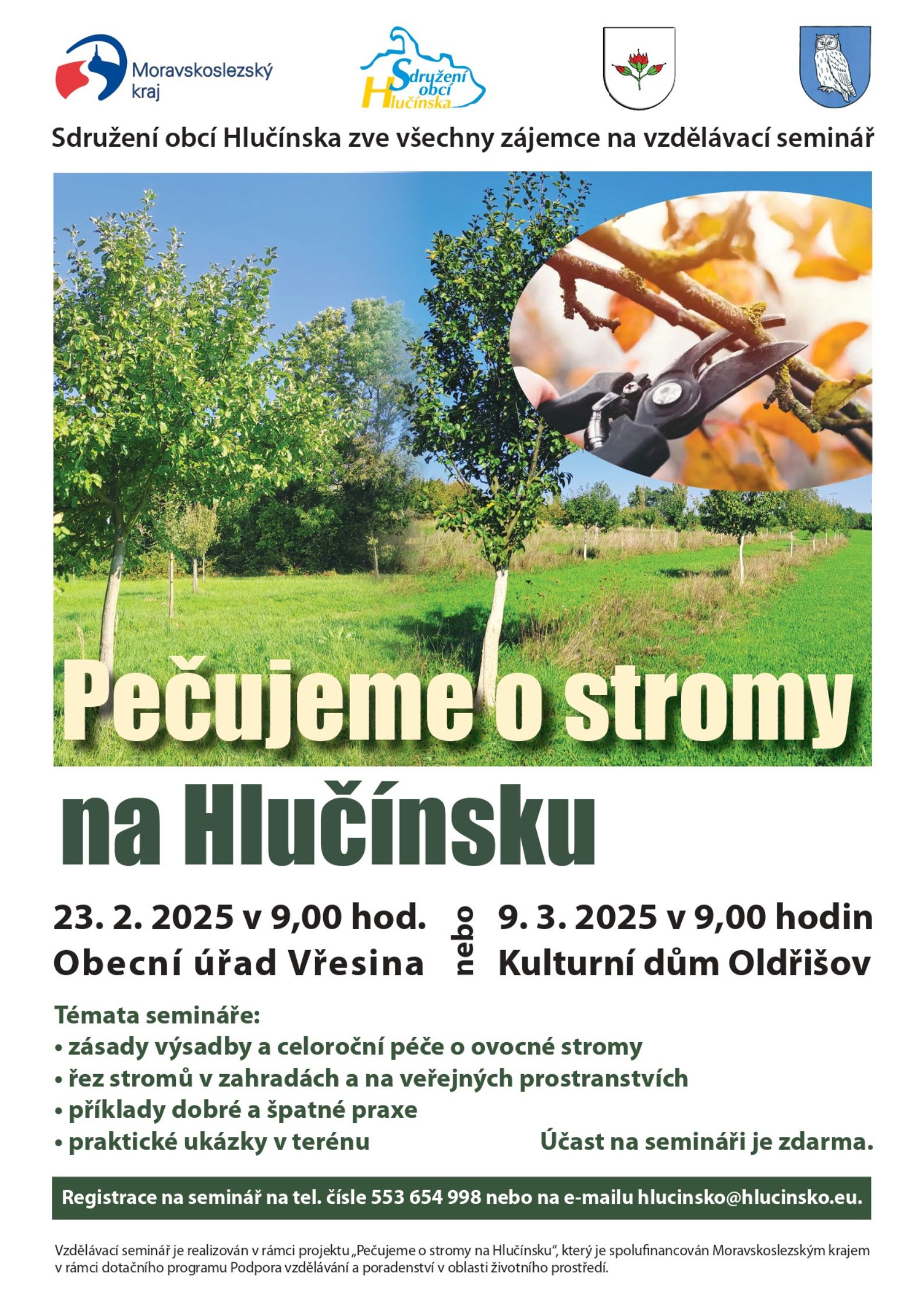 Pečujeme o stromy na Hlučínsku